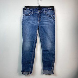Silver Jeans Co 28X27 Indigo Slim Jeans 6AS10